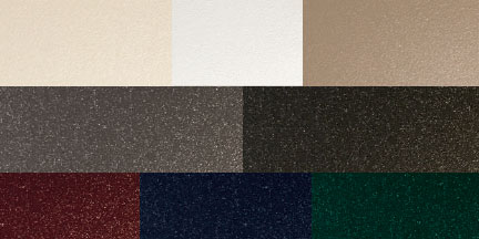 Summerspace powder coated frame colors