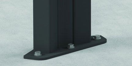 Anchored footing