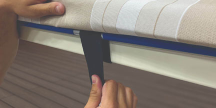 Easy roof tensioning system