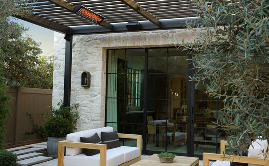 Infratech outdoor heating