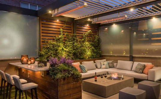 Infratech outdoor heating