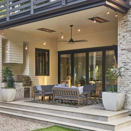Infratech outdoor heating